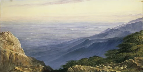 Die Ebene der Lombardei vom Monte Generoso, 19. Jahrhundert